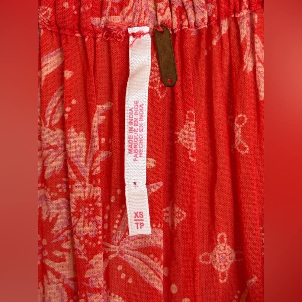 FREE PEOPLE Red Boho Maxi Dress - Picture 5 of 5